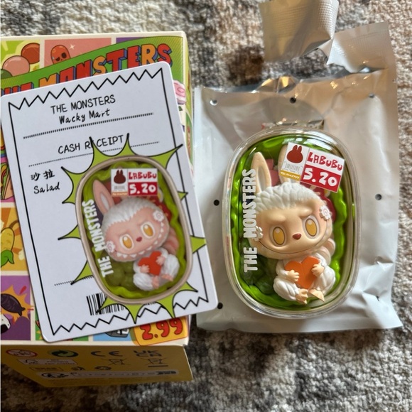POP MART Other - POP MART Labubu Wacky Mart – Salad Opened – 100% Authentic